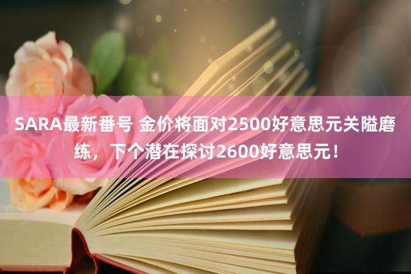 SARA最新番号 金价将面对2500好意思元关隘磨练，下个潜在探讨2600好意思元！